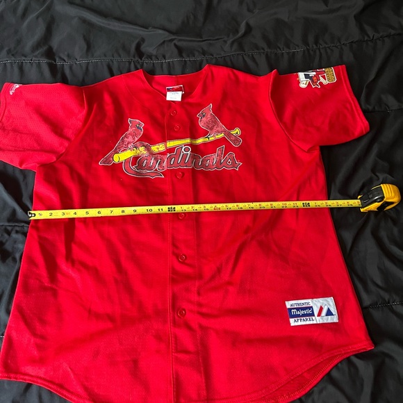 Vintage 1998 Mark McGwire Cardinals Jersey Stitched Majestic Home Run XXL RARE - Picture 8 of 13